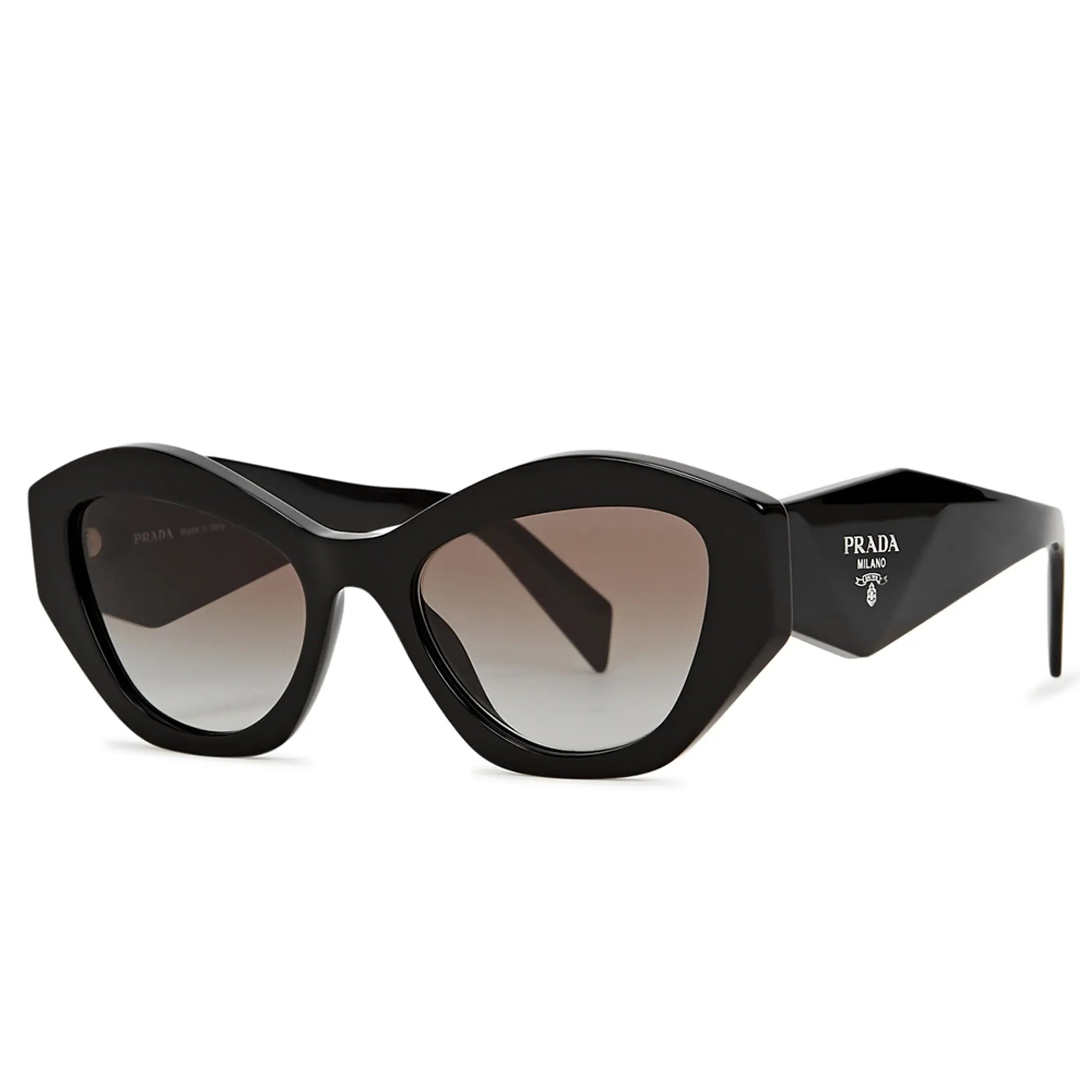 Prada PR 07YS 1AB0A7 Butterfly Black Sunglasses